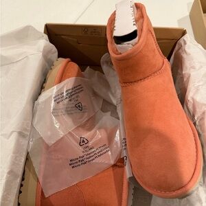 UGG Women Suede Boots - Coral